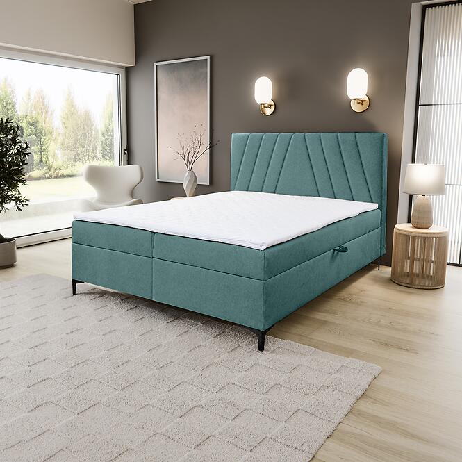 Kontinentális ágy Capri 160x200 + topper Whisper 12