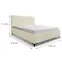 Ágy Classic Capri 160x200 Whisper 2,5