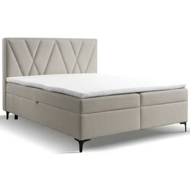Kontinentális ágy Madryt 160x200 + topper Trenza 8