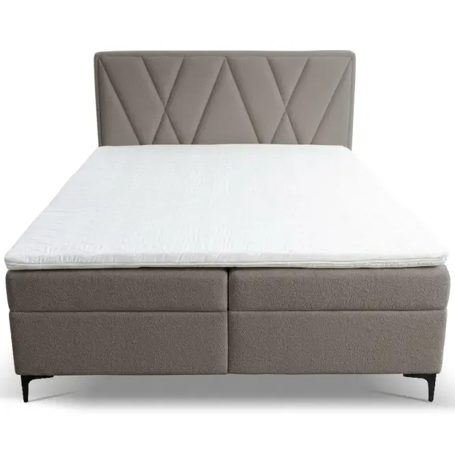 Kontinentális ágy Madryt 160x200 + topper Trenza 9