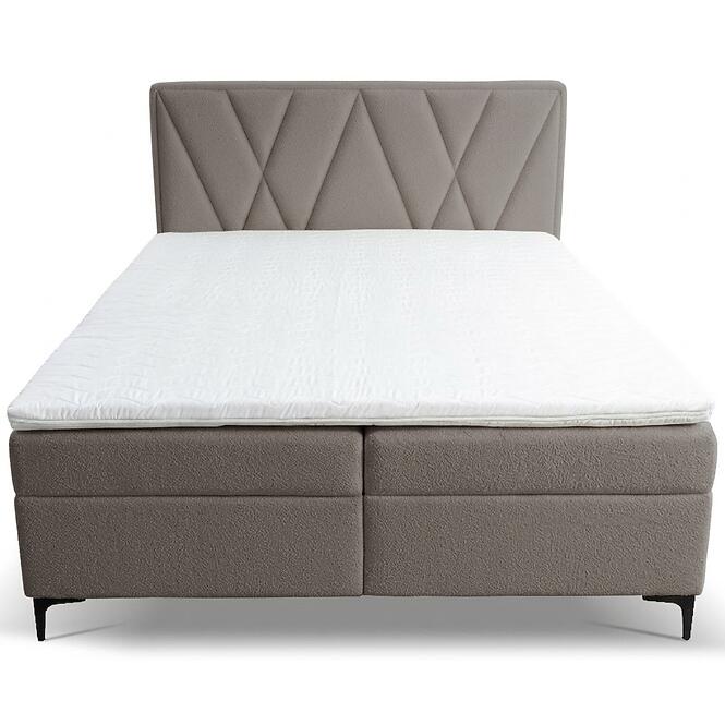 Kontinentális ágy Madryt 160x200 + topper Trenza 9