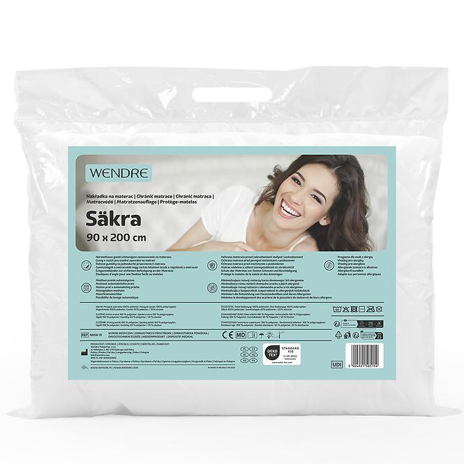 Matracvédő Sakra 90x200