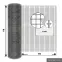 Hegesztett tenyészháló 0,5x5 m 0,7 mm 12,7 mm galvanizált GMW055Z,2