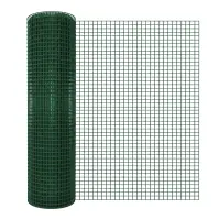Hegesztett tenyészháló 1x5 m 0,8 mm 12,7 mm zöld GMW15G