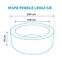 Hidromasszázs medence 2.04x0.70 m MSpa Pebble LR062-GR,4
