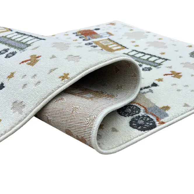 Szőnyeg Step Kids 1,6/2,3 A3627a sárga/krém színű