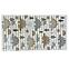 Szőnyeg Step Kids 1,33/1,9 A3647a sárga/krém színű,3