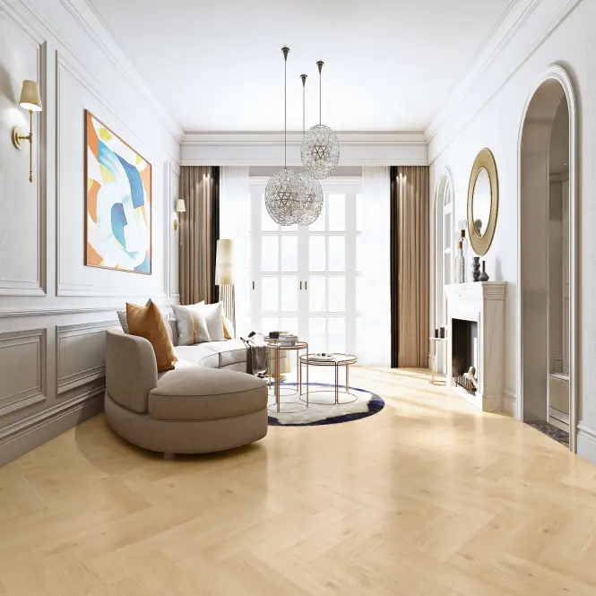 Laminált padló tölgy Como 8mm AC5 Herringbone WR 68569,5
