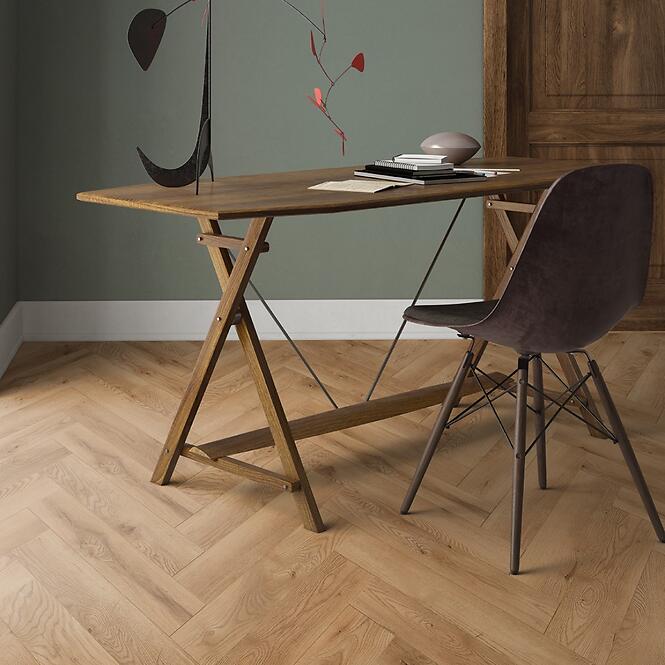 Laminált padló tölgy Stelvio 8mm AC5 Herringbone WR 68563