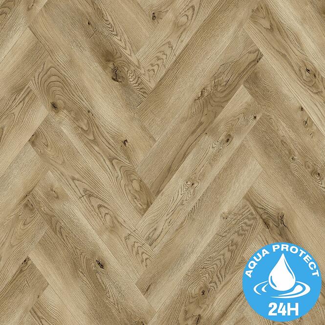 Laminált padló tölgy Brescia 8mm AC5 Herringbone WR 68565