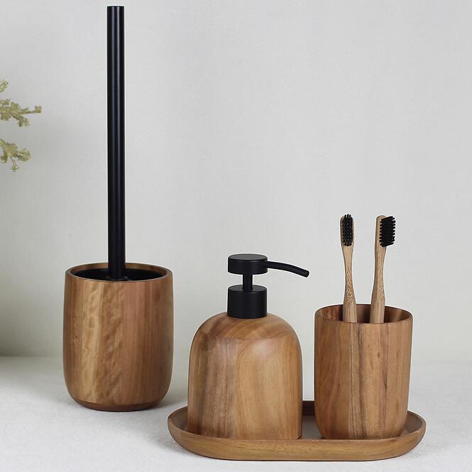 Fogkefetartó csésze pohár Mango Wood BRM-0730,2
