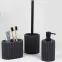 Fogkefetartó csésze pohár PL-5539 sandblack,2