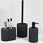 Fogkefetartó csésze pohár PL-5539 sandblack,2