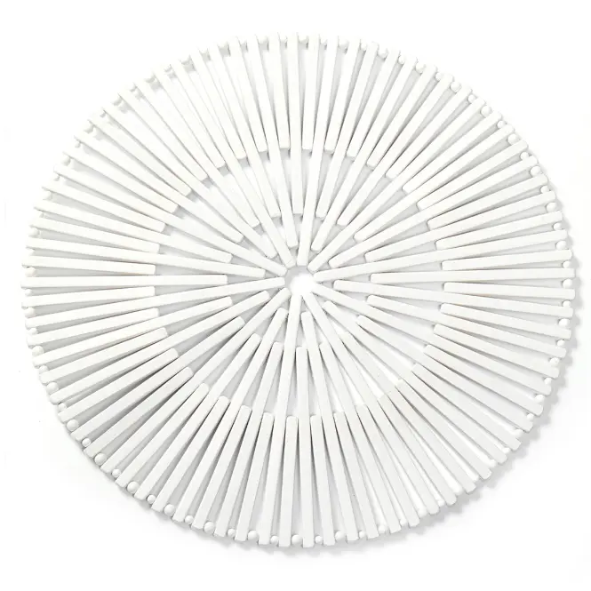 Asztalterítő bambusz 37,5 cm fehér ZF-004