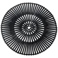 Asztalterítő bambusz 37,5 cm fekete ZF-004