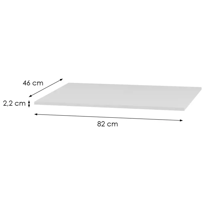 Polcok - Canada szekrény fehér 150cm