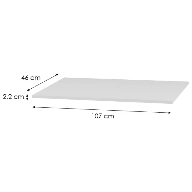 Polcok - Canada szekrény fehér 200cm