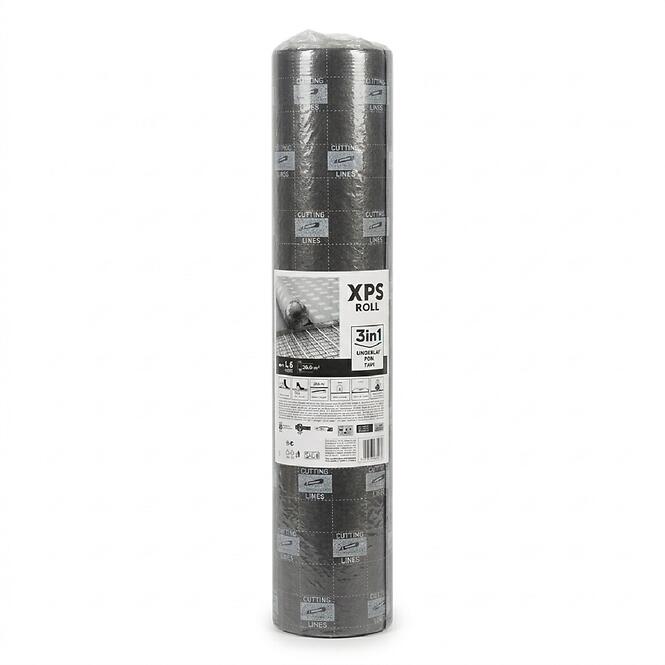 Padlóalátét XPS ROLL 1,6 mm 20 m2 Promo