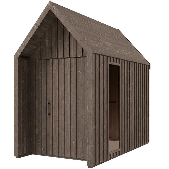 Kert ház Swedish Barn 1629 barna V2