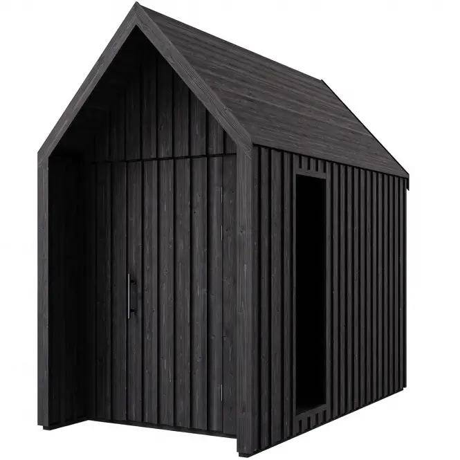 Kert ház Swedish Barn 1629 fekete V2