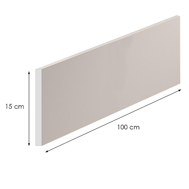 Első lábazat K04 Luxeo 100/15 fehér