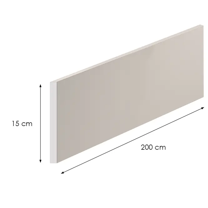 Első lábazat K04 Luxeo 200/15 fehér