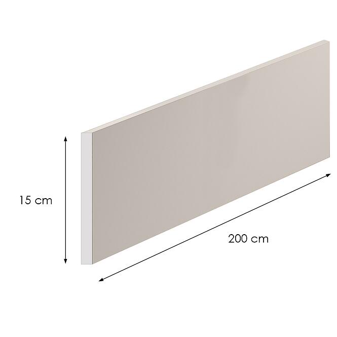 Első lábazat K04 Luxeo 200/15 fehér,2