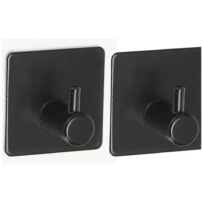 Horog fém fekete 2 db HK0095A