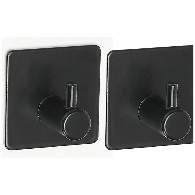 Horog fém fekete 2 db HK0095A