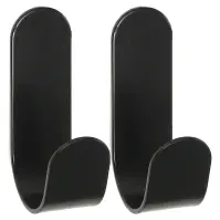 Horog fém fekete 2 db SHK0062B-A