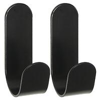 Horog fém fekete 2 db SHK0062B-A