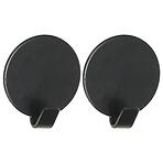 Horog fém fekete 2 db SHK0063A-A