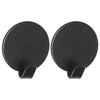 Horog fém fekete 2 db SHK0063A-A
