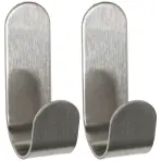Horog fém ezüst 2 db BST0027AA-A