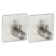 Horog fém ezüst 2 db BST0029AA-A