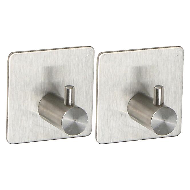 Horog fém ezüst 2 db BST0029AA-A