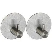Horog fém ezüst 2 db HK0127A