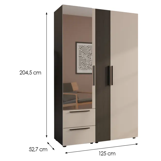 Szekrény Moduklix Set 1 Homokszínű/Tölgy Cabezone