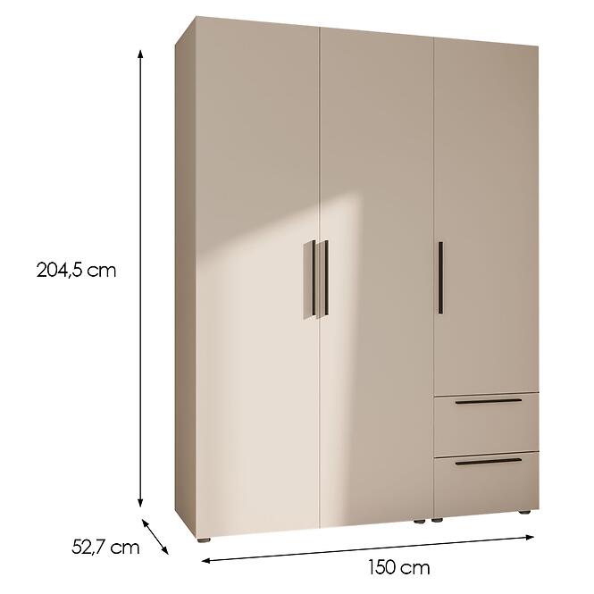 Szekrény Moduklix Set 5 Homokszínű