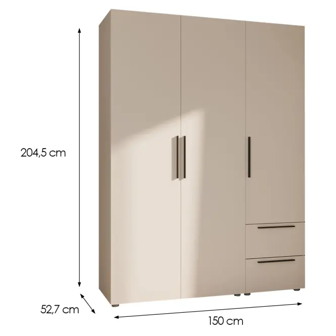 Szekrény Moduklix Set 5 Homokszínű,2