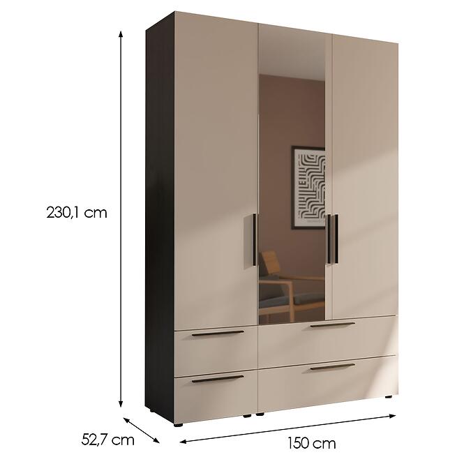 Szekrény Moduklix Set 8 Homokszínű/Tölgy Cabezone