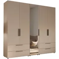 Szekrény Moduklix Set 26 Homokszínű