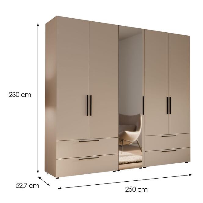 Szekrény Moduklix Set 26 Homokszínű