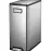 Szemetes 20+20l inox mat 937740