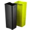 Szemetes 20+20l inox mat 937740,2
