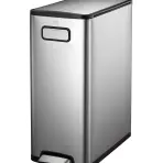 Szemetes Eko Ecofly 20+20l inox mat 937740