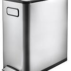 Szemetes Eko Ecofly 20l inox mat 937720