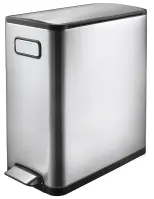 Szemetes Eko Ecofly 20l inox mat 937720