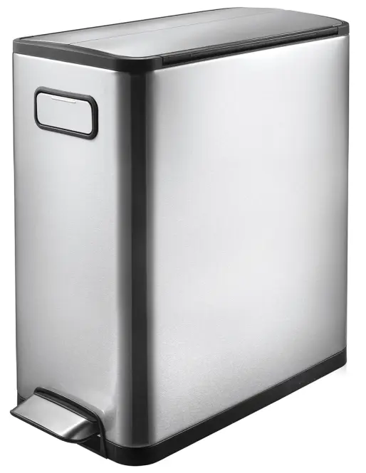 Szemetes Eko Ecofly 20l inox mat 937720