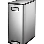 Szemetes Eko Ecofly 45l inox mat 937745